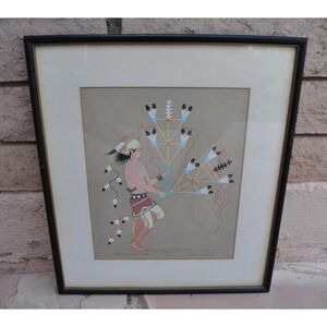 Vintage Harrison Begay Serigraph Native American Art Navajo‎ Feather Dancer